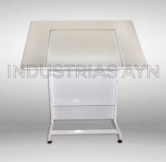 Mesa de Dibujo Técnico con Tablero de Vidrio Arenado