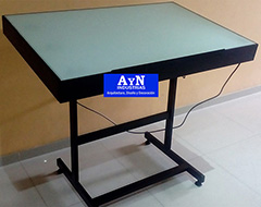 Mesa o Tablero de dibujo con luz plegable